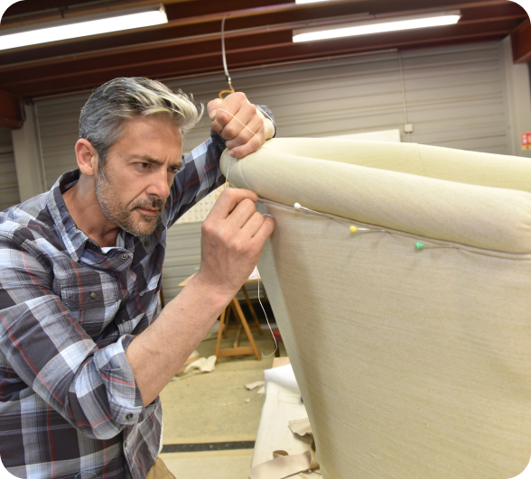 best upholstery Los Angeles custom upholstery project
